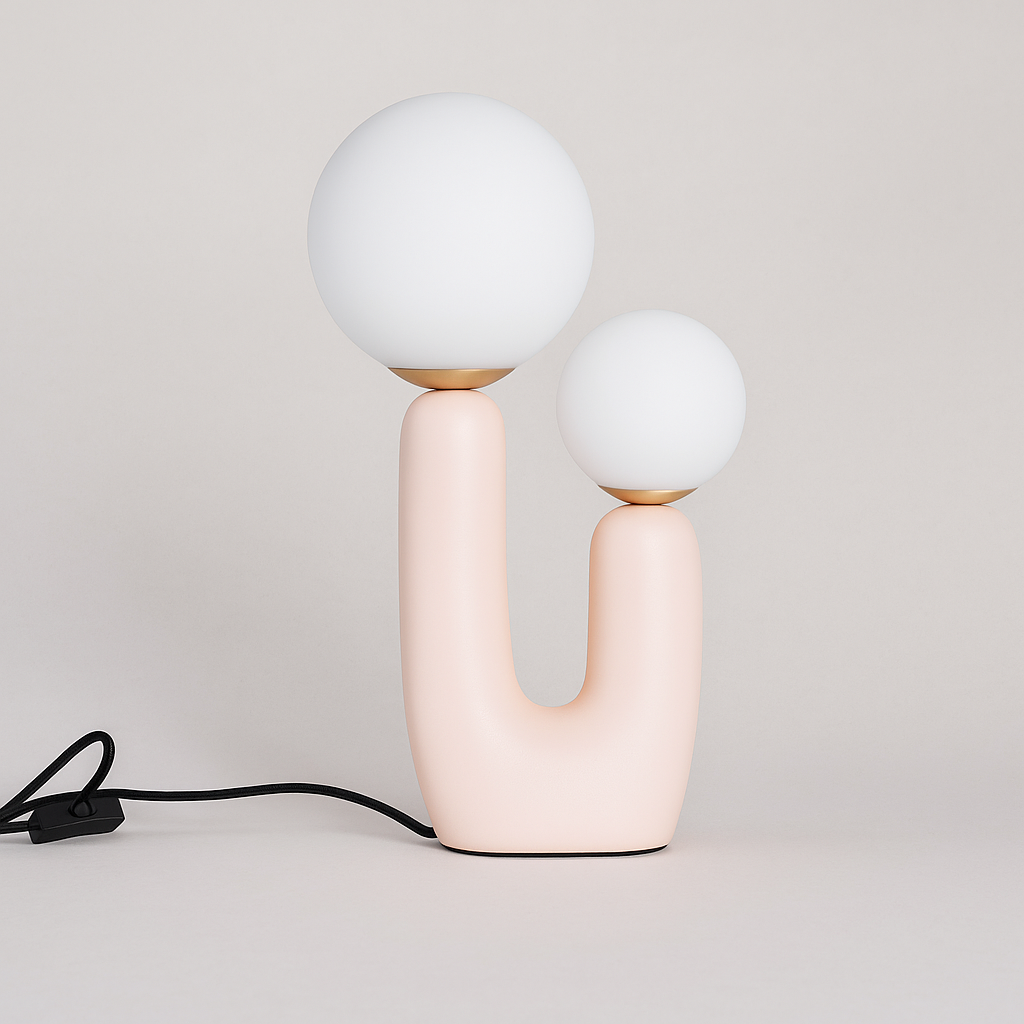 LUH® Zaya Moderne Tafellamp met Dubbele Lichtbollen