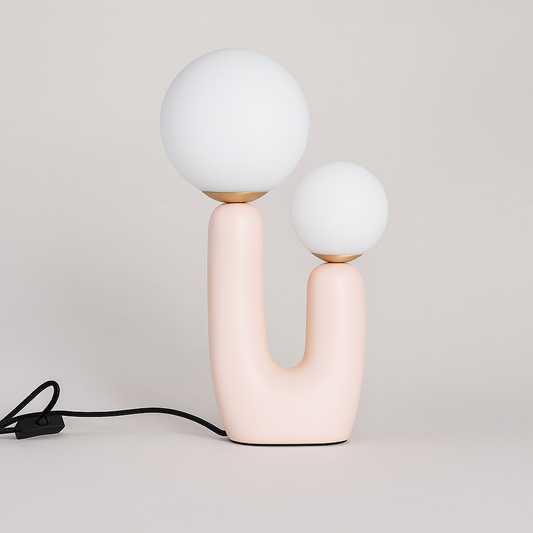 LUH® Zaya Moderne Tafellamp met Dubbele Lichtbollen